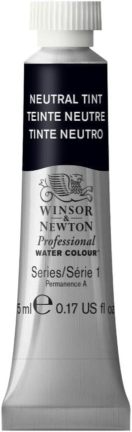Winsor & Newton Professional Water Colour Paint, 0.17-oz Tube, Neutral Tint