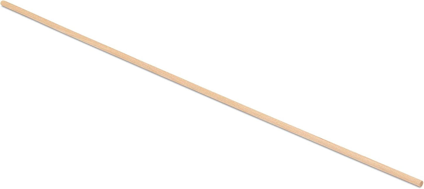 Wooden Dowel Rod, 1 Inch x 18 Inch Wood Dowels, Pack of 5 Wooden Dowels for Crafts, Unfinished Hardwood Wooden Dowels Rods, Strong Wood Rod Dowels for Crafting and DIYers