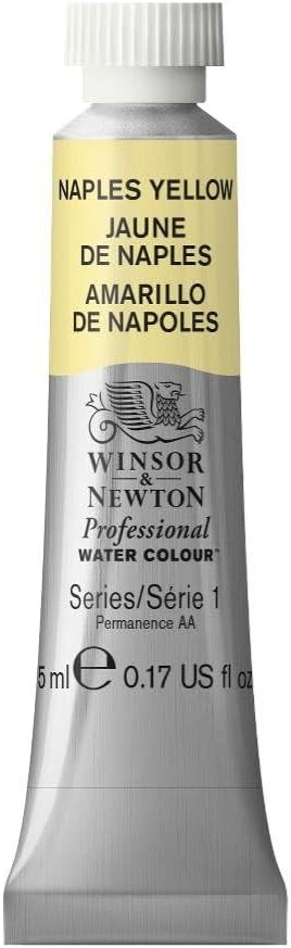 Winsor & Newton Professional Water Colour Paint, 0.17-oz Tube, Naples Yellow