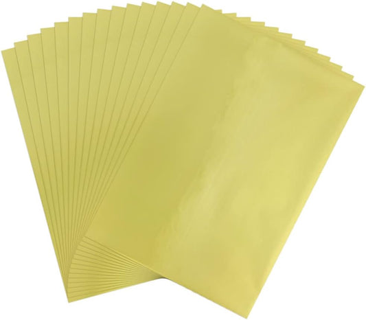 50 Sheets Toner Reactive Foil Sheet for Crafts Paper Holographic Heat Transfer Craft Foil Paper for Scrapbooking Stamping Cardstock Heat Transfer DIY Crafts Accessories 7.9 x 11.4inch