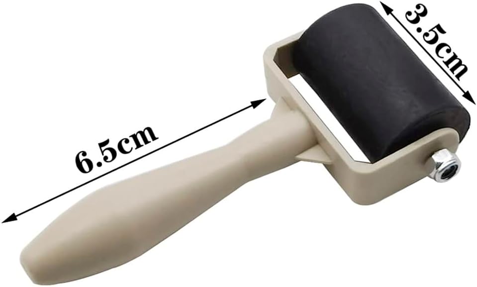 HRJZF Rubber Brayer Roller Set, 16 Pack, 1.4 Inch, Printmaking and Stamping Tools