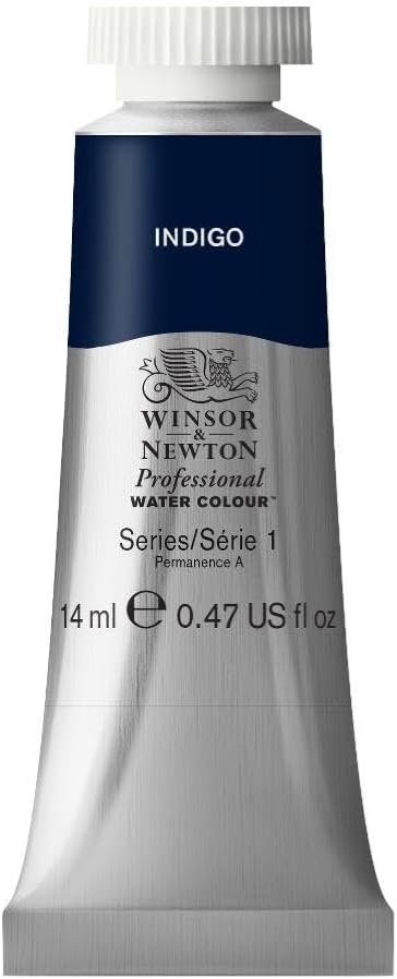Winsor & Newton Professional Watercolor, 14ml (0.47-oz) Tube, Indigo