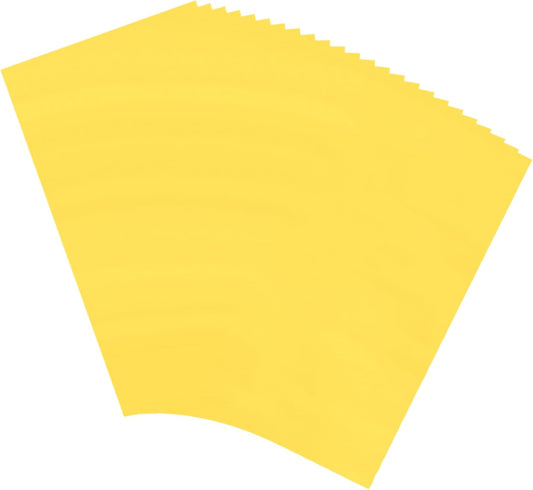 MECCANIXITY 50 Sheets Heat Reactive Foil, 20x29cm Gold Foil Transfer Sheets Toner Reactive Foil Transfer Foil Sheets Hot Foil Stamping Paper for Crafts DIY Cardmaking Album Decoration