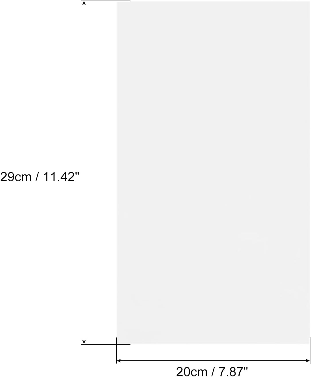 MECCANIXITY 50 Sheets Heat Reactive Foil, 20x29cm Silver Foil Transfer Sheets Toner Reactive Foil Transfer Foil Sheets Hot Foil Stamping Paper for Crafts DIY Cardmaking Album Decoration