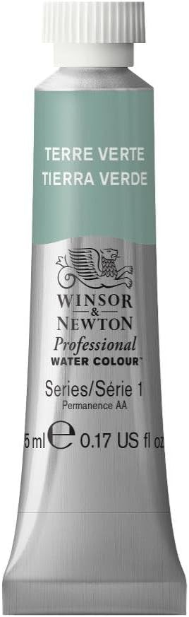 Winsor & Newton Professional Water Colour Paint, 0.17-oz Tube, Terre Verte