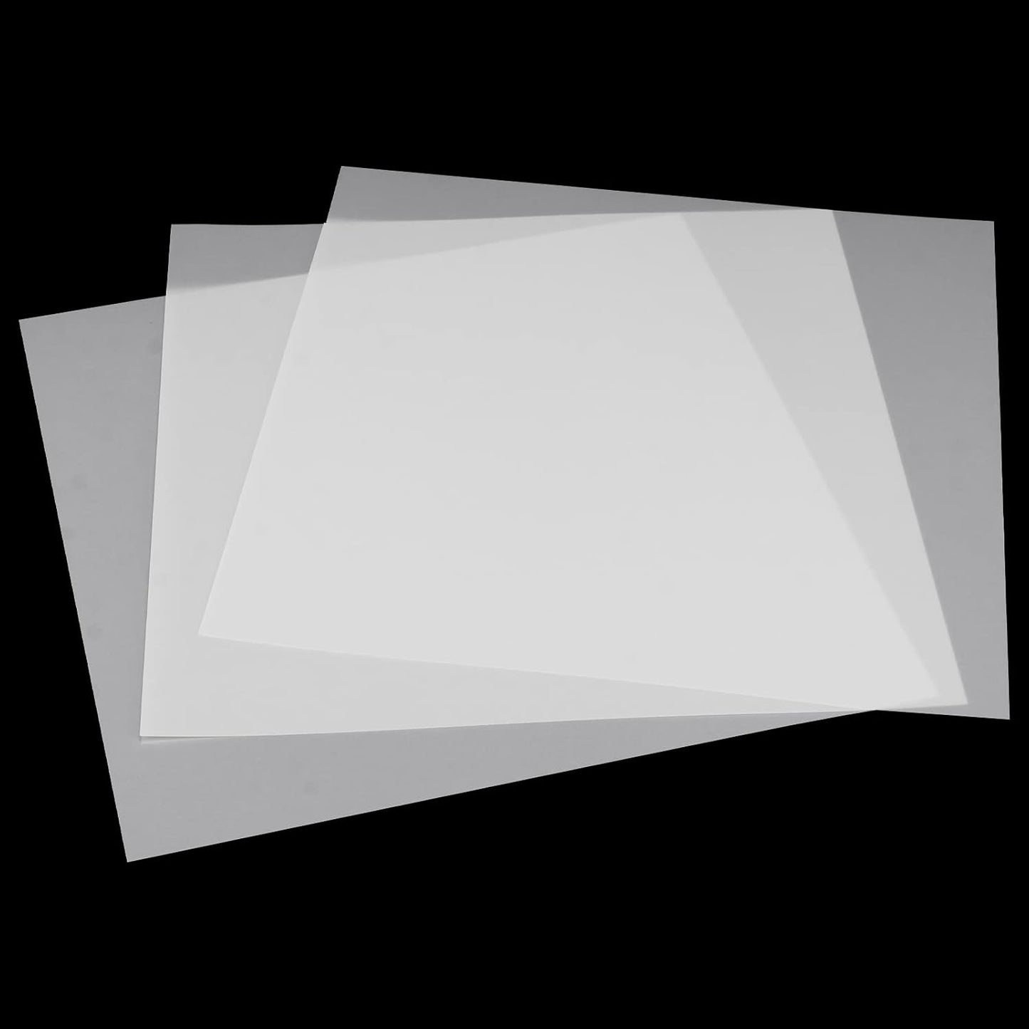 HOIGON 50 PCS 7.4 Mil Mylar Stencil Sheets,12 x 12 Inch Blank Clear Stencil Templates, Mylar Sheets for Arts, Crafts, Make Your Own Stencils