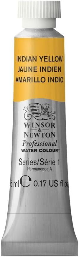 Winsor & Newton Professional Water Colour Paint, 0.17-oz Tube, Indian Yellow