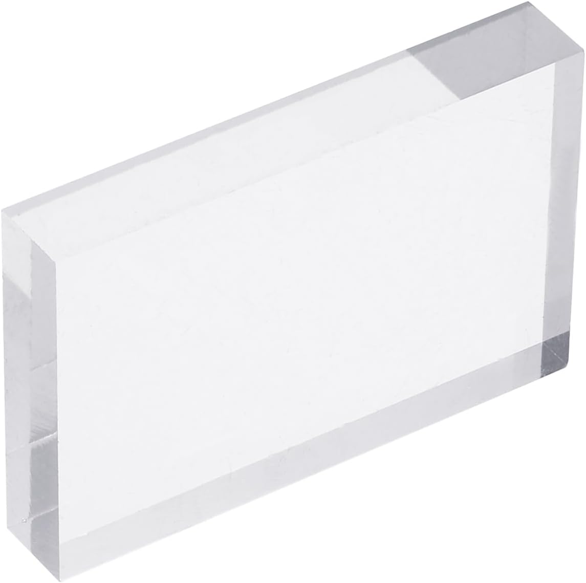 PATIKIL Acrylic Stamp Block, 1 Pack Clear Stamping Block with Grid Lines Decorative Mounting Blocks Set Rectangle for Scrapbooking Crafts Card Making