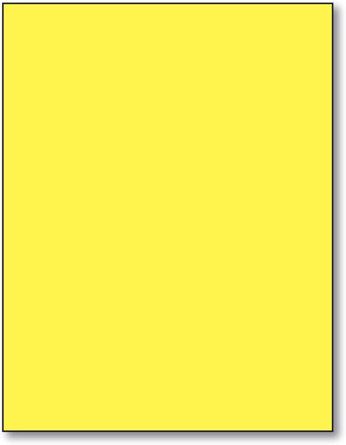 Ultra Lemon - 8.5 X 11 Inches Bright Color Paper,100 Sheets Per Pack