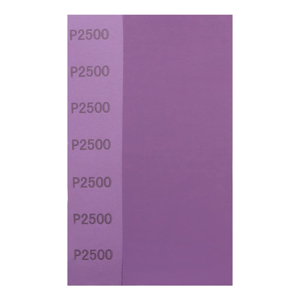 Sandpaper 2500 Grit,Wet Dry Sanding Sheets,High Performance Ceramic Abrasive Sand Paper for Wood Furniture Finishing,Metal Grinding,Automotive Polishing,9 x 3.6 Inch,25-Pack