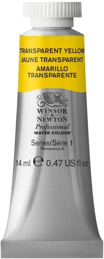 Winsor & Newton Professional Water Colour Paint, 0.47-oz Tube, Transparent Yellow