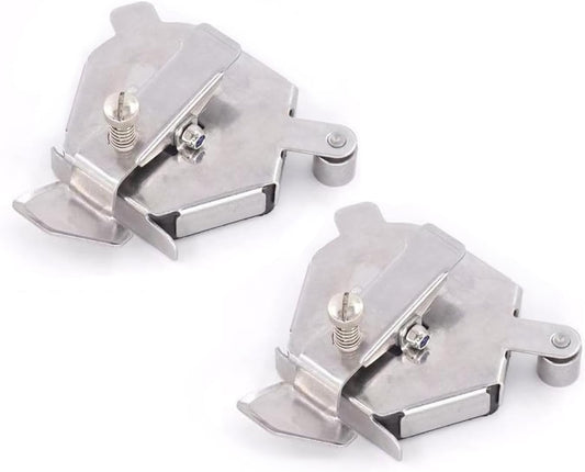 Bequilter Upgraded Multifunctional Magnetic Seam Guide for Sewing Machines, Adjustable Sewing Guide for Precise Stitching, Universal Sewing Supplies and Accessories (Sliver*2)