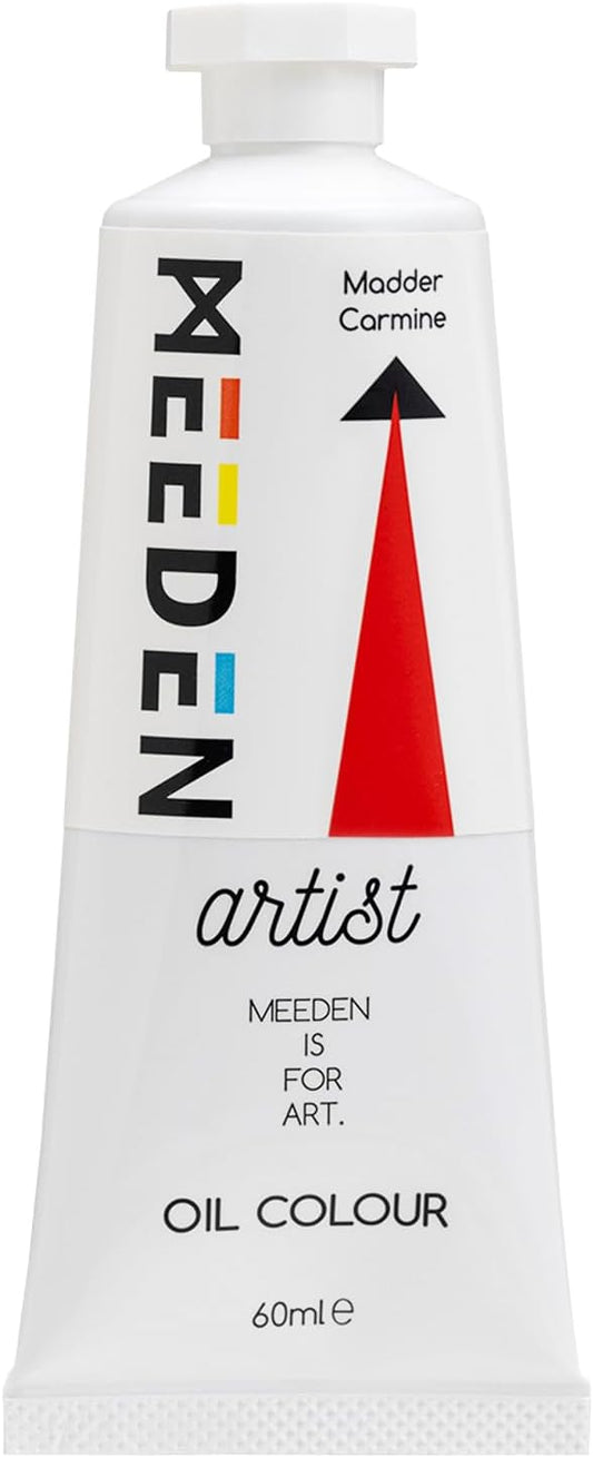 MEEDEN Artist Grade Oil Paint: Madder Carmine - 60ml/2oz Tube - Professional Art Paints for Canvas Painting