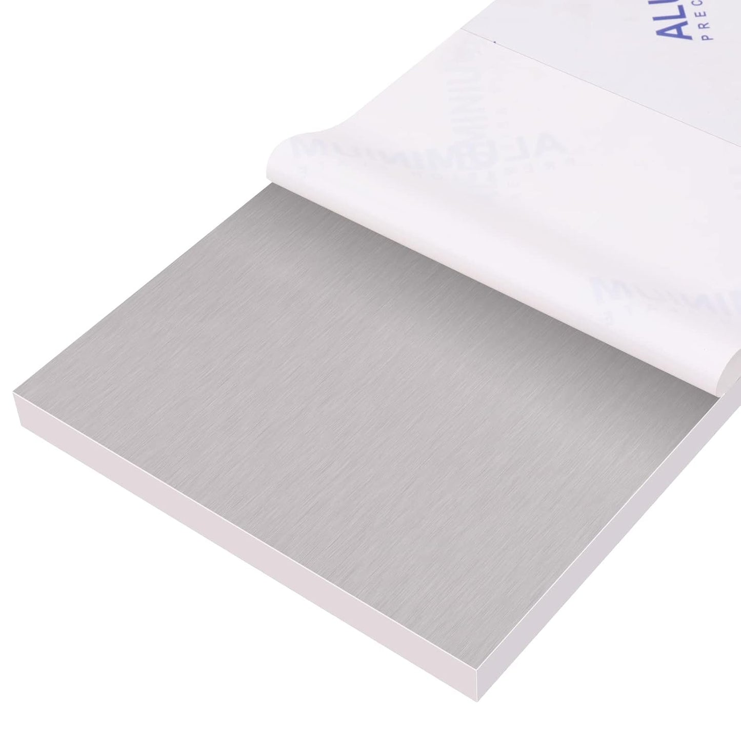 6061 T651 Aluminum Sheet Metal 6 x 12 x 1/2 (12.7MM) Inch Flat Plain Aluminum Plate Covered with Protective Film, Heat Treatable Rectangle 0.50" Thick Aluminum Metal Plate for Industrial, Crafting