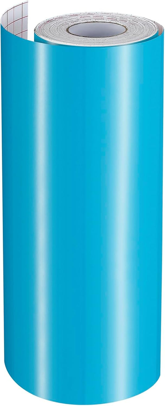 Ant Smart Adhesive Permanent Vinyl Compatible with Cricut Explore and Maker Series Without Cutting Mats, Create DIY Projects, Decals, Stickers & More (Light Blue, 13inch x 100ft)