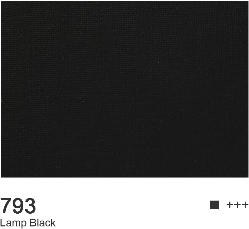 AUREUO Black Acrylic Paint Set, 4 Fl Oz / 120ml 2 Lamp Black Tubes, Rich Pigment Art Craft Paints for Canvas, Rocks, Wood, Ceramic, Fabric - Art Supplies for Beginners, Professionals, Artists