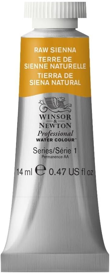 Winsor & Newton Professional Water Colour Paint, 0.47-oz Tube, Raw Sienna