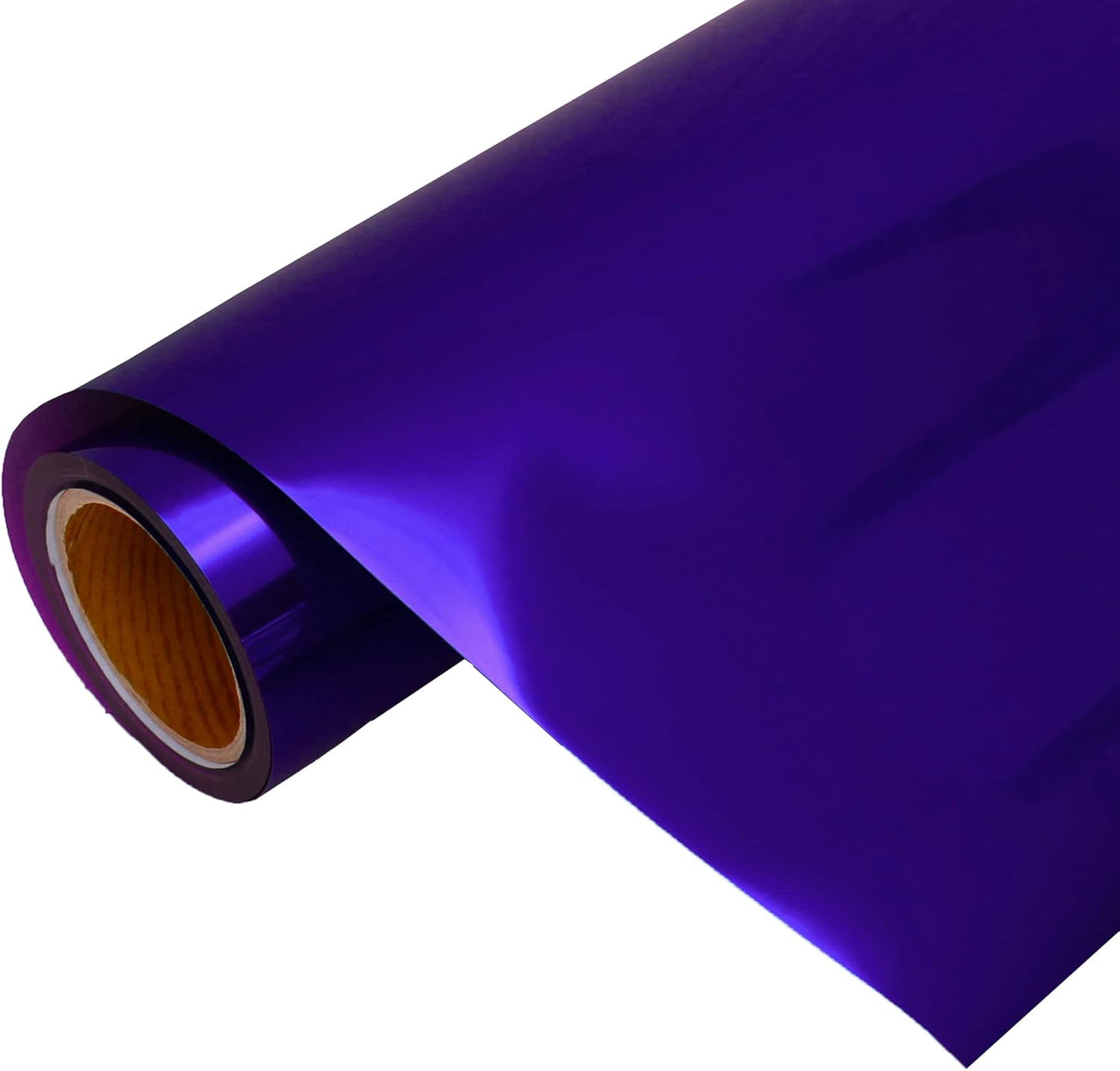 Threadart Metallic Royal Blue Heat Transfer Vinyl Film | Custom Cut Roll 20" Wide by The Yard | Compatible with Venture Explore and Maker, Silhouette Cameo, & Large Format Cutters