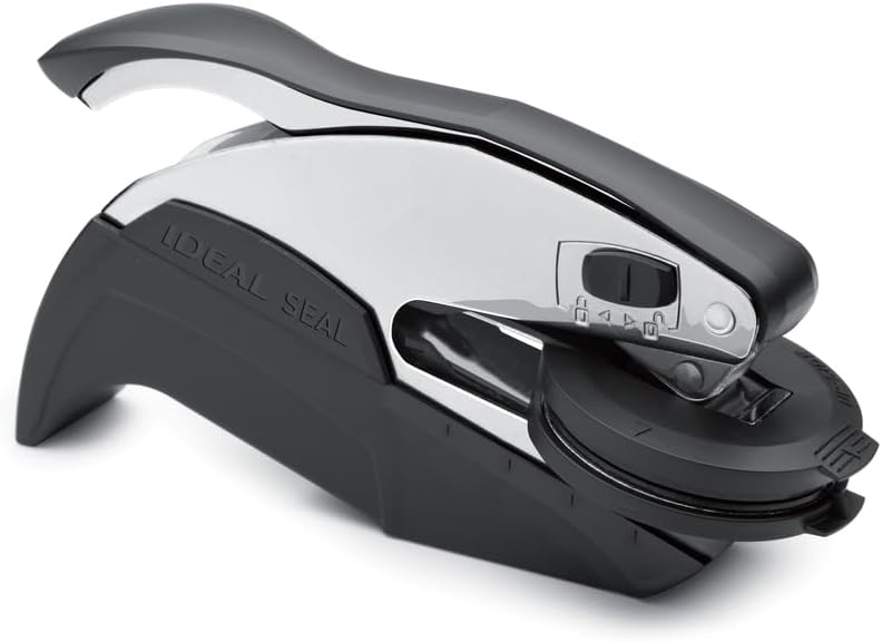 Dragon Book Embosser, Custom Round Library Book Embosser, Fantasty Fiction Dragon Ex Libris Embosser, Gift for Book Lover | Black or Pink Embosser (Dragon #4)