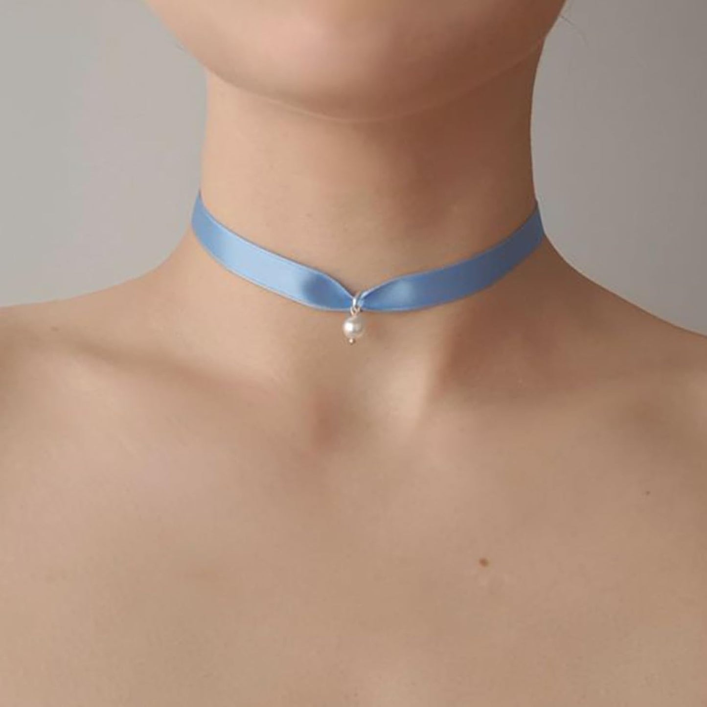 3/8" X 100 Yards Dusty Blue Satin Thin Ribbon Solid Color Double Faced Ribbons Perfect for Crafts Wedding Decor Bow Making Arts Sewing and More