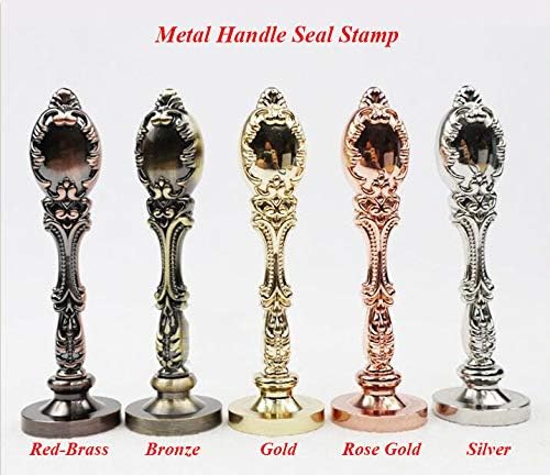 Vintage Custom Santa Claus Monogram Sealing Wax Seal Stamp Bronze Metal Handle Kit Custom Wedding Invitation Embellishment Christmas Gift Wrap Package Custom Logo Words Wax Seal Stamp Set