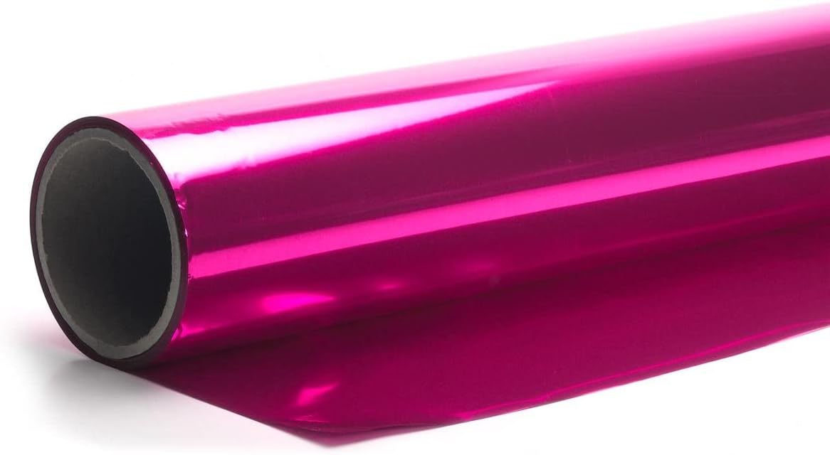Anderson's Pink Shiny Metallic PVC Roll: 47" x 100' Flame-Resistant Event Decor for Weddings, Parties, Photo Booths, Gift Wrap, Table Covers, Backdrops, Crafts & Holiday Decorations