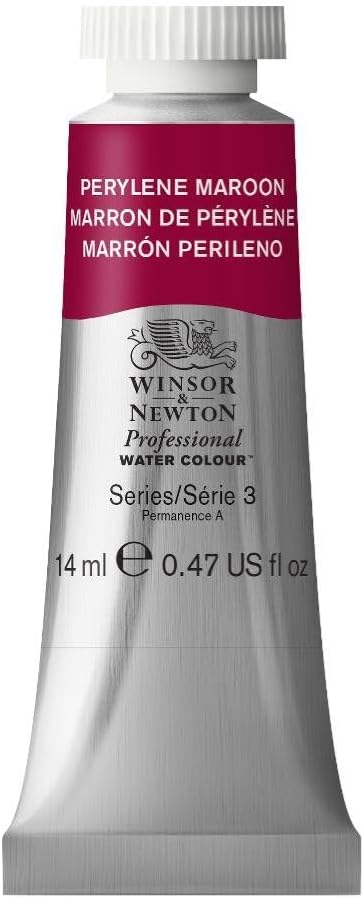 Winsor & Newton Professional Water Colour Paint, 0.47-oz Tube, Perylene Maroon