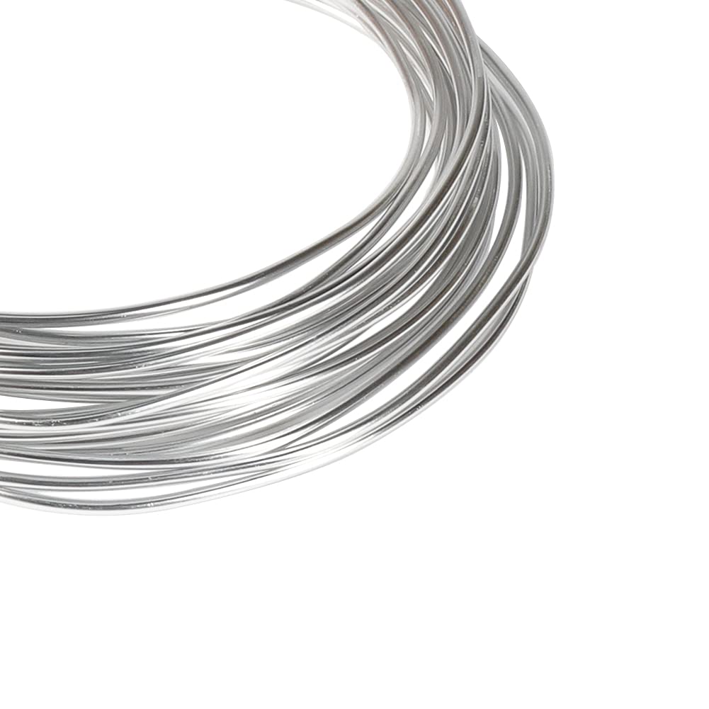 Tenn Well 9 Gauge Aluminum Craft Wire, 50 Feet 3mm Bendable Armature Wire for Sculpting, Jewelry Making, Doll Making, Crafting, Modelling, Bonsai Training