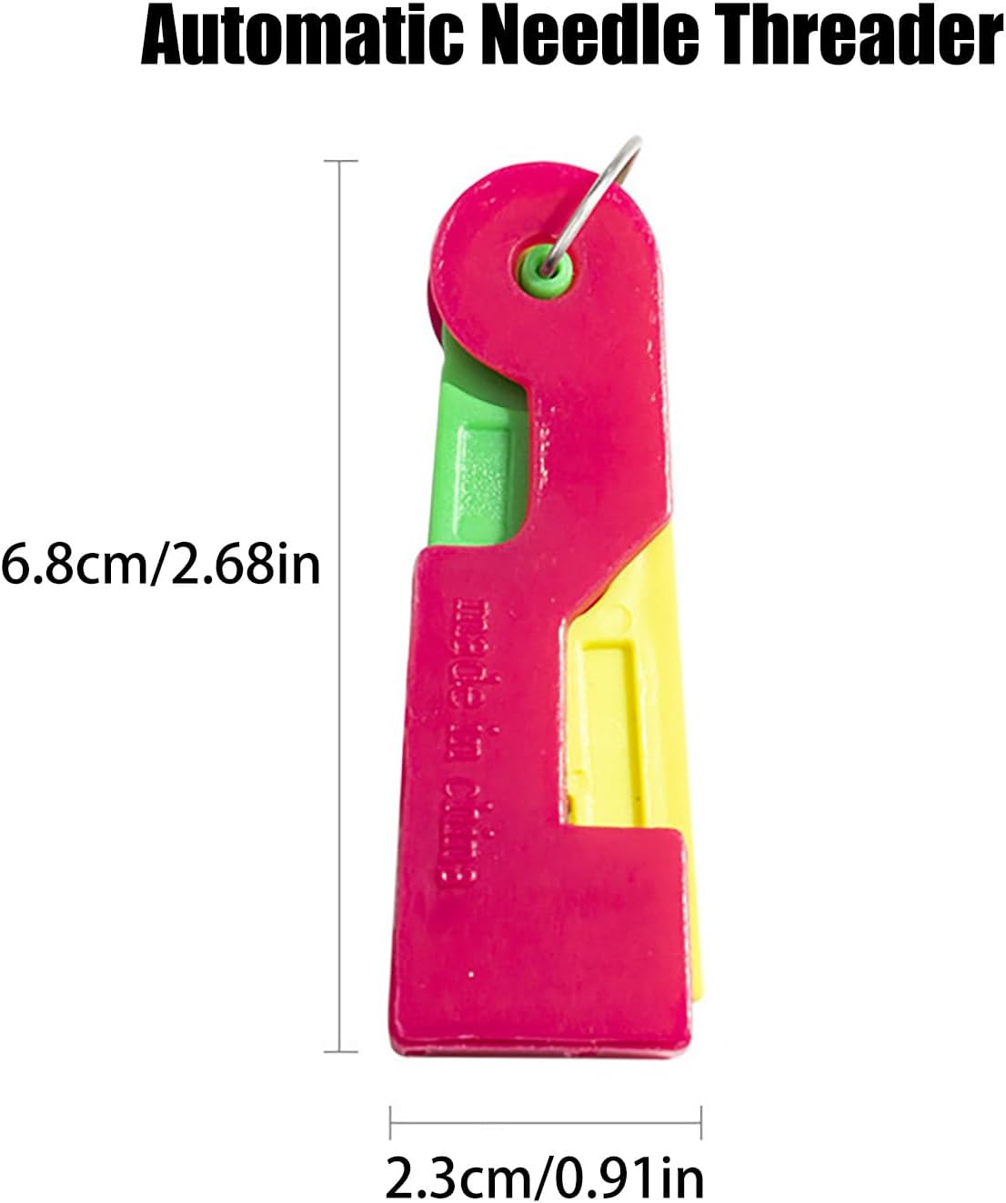 Automatic Needle Threader - 2025 New Plastic Quick-Loop Device for Hand Sewing, Embroidery, & Cross-Stitch Crafts, Universal Compatibility Across Various Sewing Machines (9)