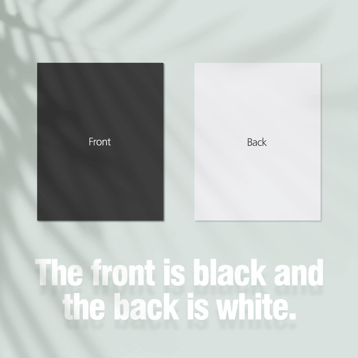 Golden State Art, 16x20 Uncut Photo Mat Matboard - Black Uncut Mats for DIY Projects, Presentation Boards, Art Crafts (50 Pack)