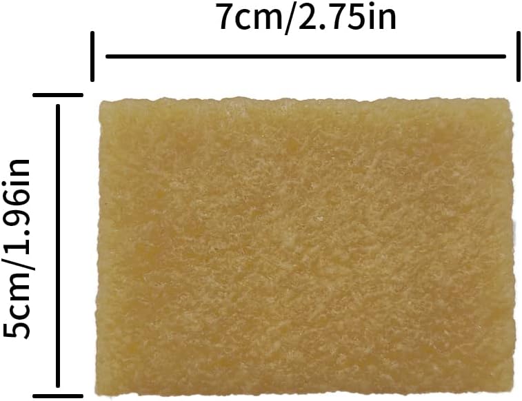 6PCS Rubber Cement Eraser - Glue Runner & Residue Pick-Up Eraser for Removing Adhesive & Residues from Paper, Plastic & More