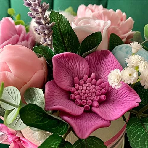 Resin Flower Silicone Mold Wedding Decoration Flower Molds Candle Wax Cake Mould Baking Tools