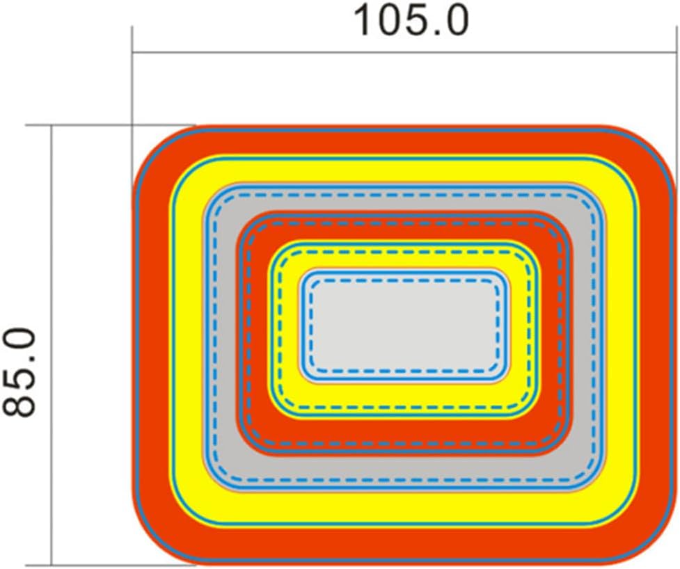 Mvchifay Cutting Dies Happy Birthday Thanks Metal Stencils Scrapbooking Tool DIY Emboss for Paper Card Making (B)