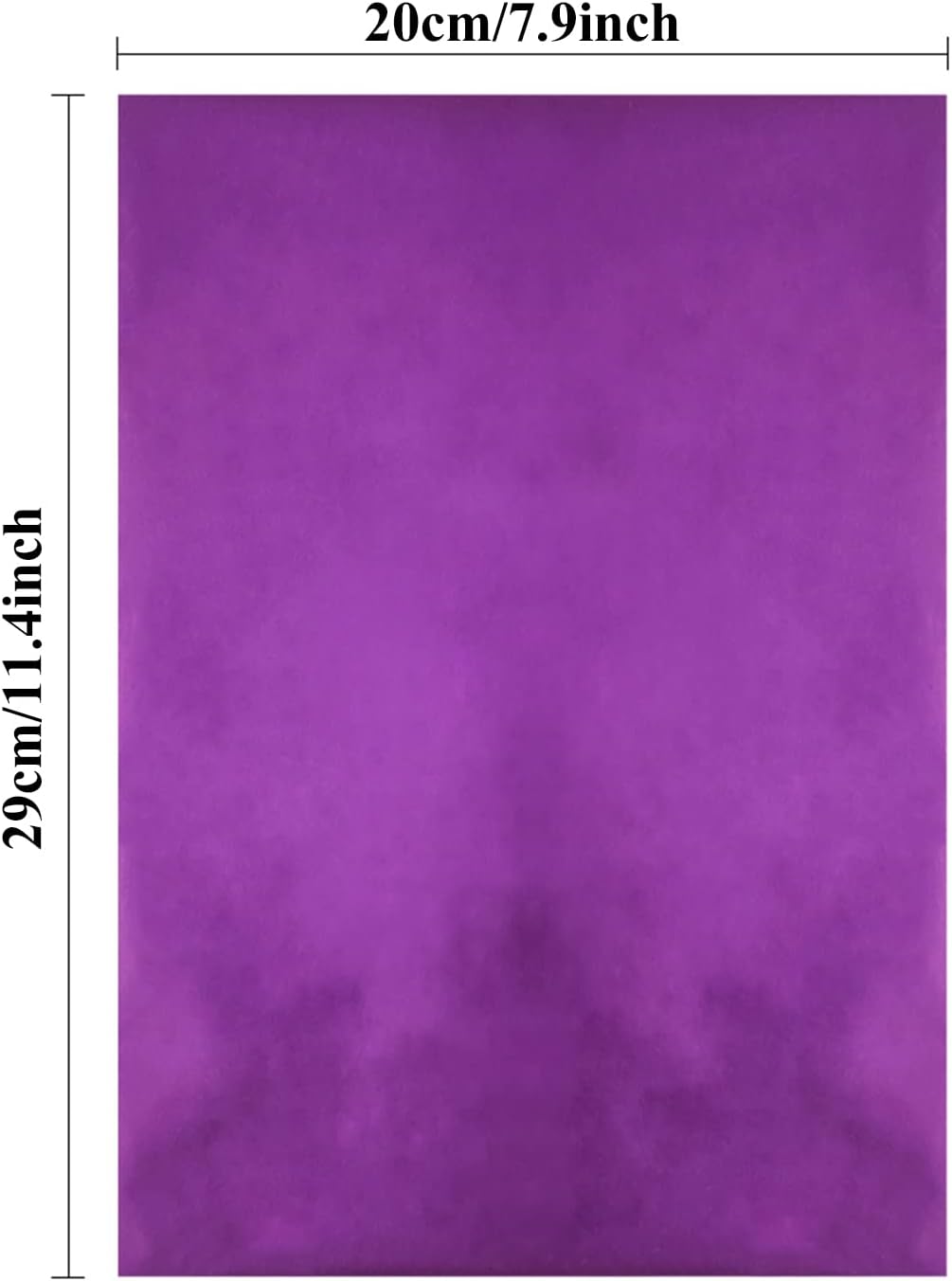 Briartw 20x29cm Hot Foil Paper 50 Sheets Pack Toner Reactive Foil Hot Stamping Foil Paper by Laser Printer and Laminator for Scrapbooking Craft Cardmaking DIY Album (Purple, 100 Sheets)