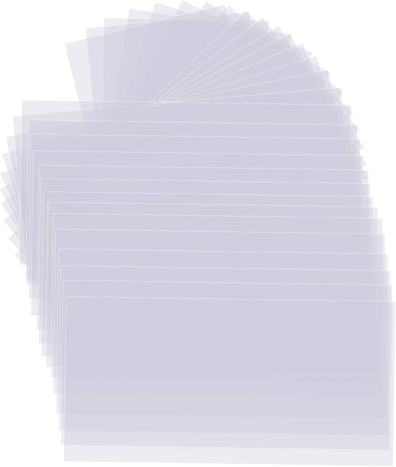 30 PCS Clear Blank Stencil Sheets 12 x 24 Inches, 6 mil Blank Mylar Templates, Large Blank Stencil Material for Making Your Own Stencils