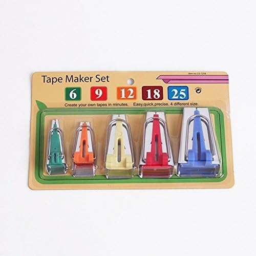 HONEYSEW 6MM 9MM 12MM 18MM 25MM Bias Tape Maker
