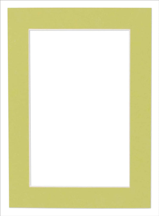 6x8 Mat for 8x10 Frame - Precut Mat Board Acid-Free Show Kit with Backing Board, and Clear Bags Pistachio Green 6x8 Photo Matte Made to Fit a 8x10 Picture Frame Matboard for Framing, Pack of 1 Mat