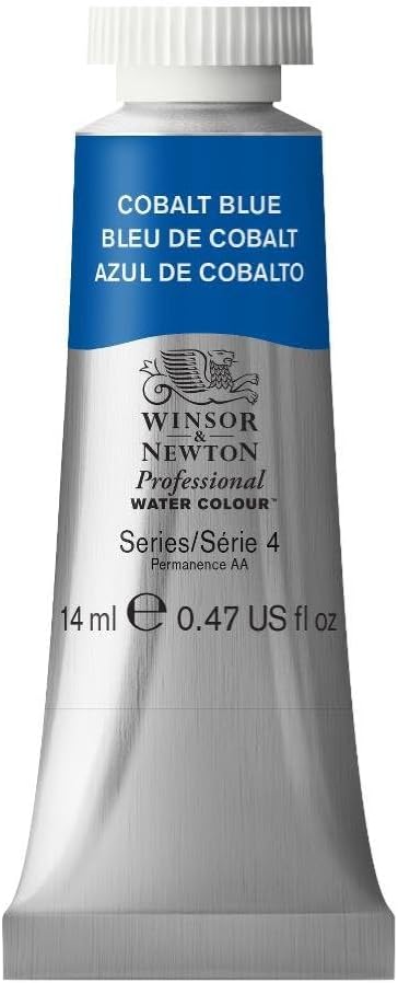 Winsor & Newton Professional Water Colour Paint, 0.47-oz Tube, Cobalt Blue