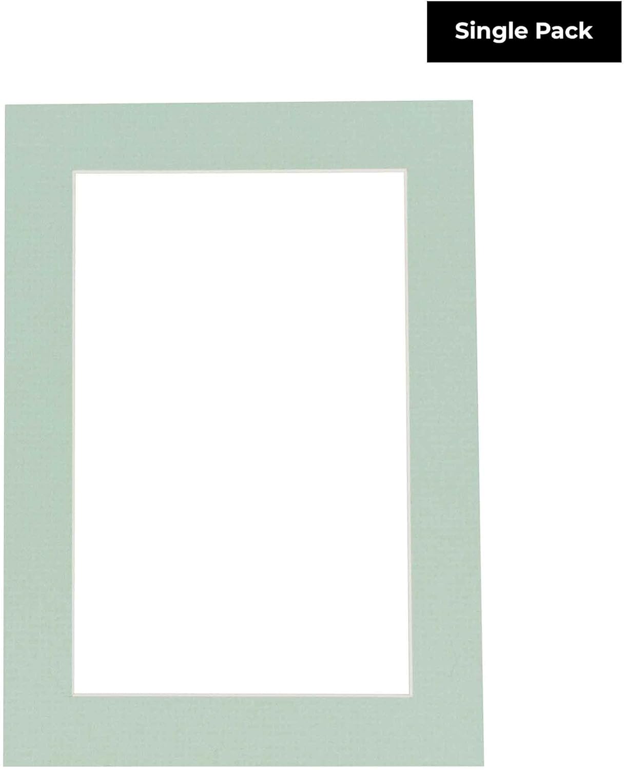 6x8 Mat for 8x10 Frame - Precut Mat Board Acid-Free Show Kit with Backing Board, and Clear Bags Honeydew Green 6x8 Photo Matte Made to Fit a 8x10 Picture Frame Matboard for Framing, Pack of 1 Mat