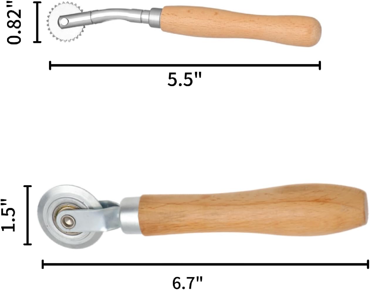 Box Resizer Tool Kit, 0.5mm Solid & Dashed Line Scoring Wheel with Wood Handle & Soft Tape Measure for Cardboard, Paper Craft, Gift Box Making
