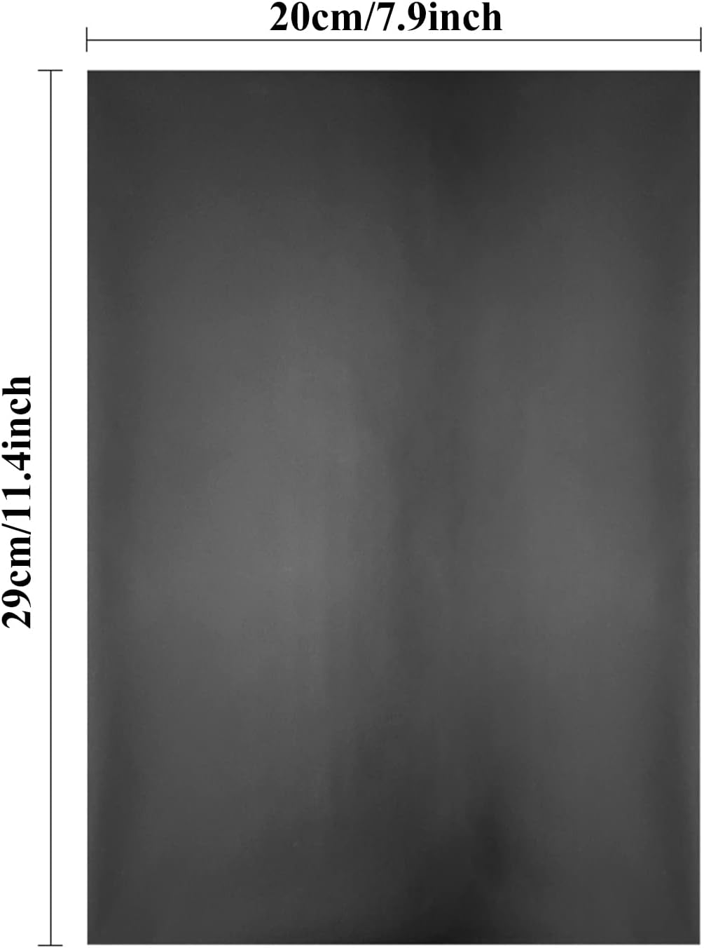 Briartw 20x29cm Hot Foil Paper 50 Sheets Pack Toner Reactive Foil Hot Stamping Foil Paper by Laser Printer and Laminator for Scrapbooking Craft Cardmaking DIY Album (Black, 100 Sheets)