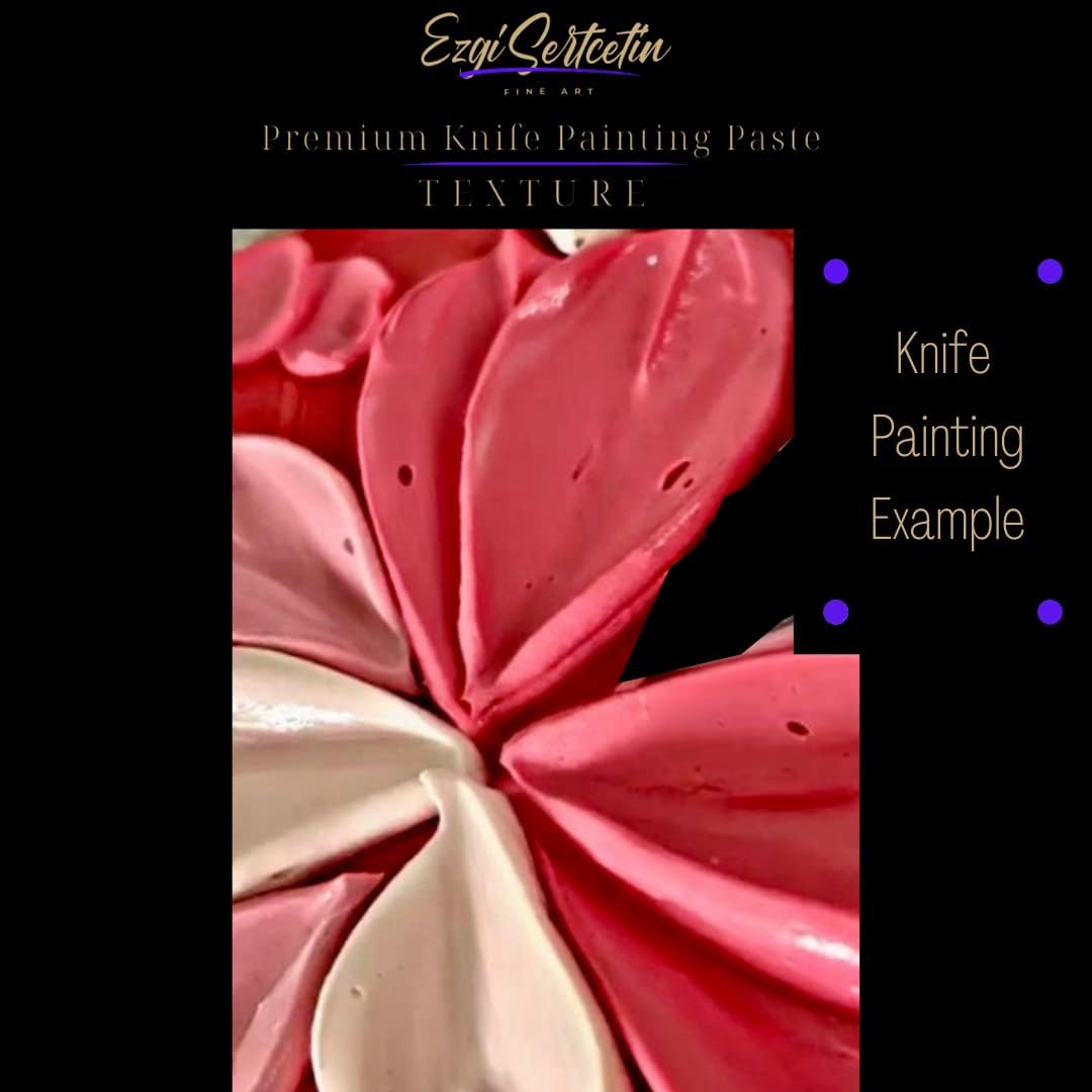 Premium Palette Knife Painting Paste|Texture Paste|Authentic Bright Colors|Ready to Use|Easy to Apply| 6oz (Leaf Green)