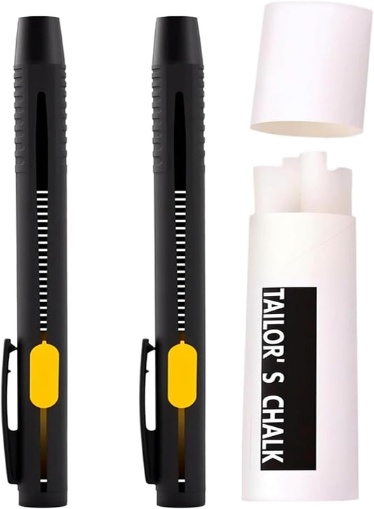 Heat Erasable Fabric Marking Pen Set, 2 Pens with 20 Refills, for Sewing, Quilting, Embroidery