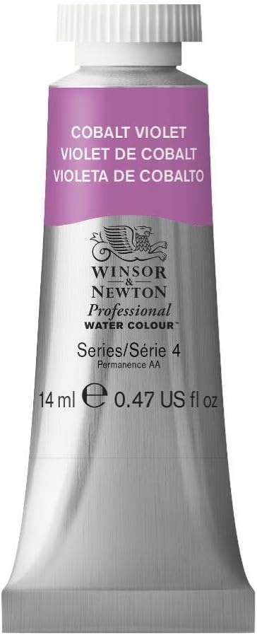 Winsor & Newton Professional Water Colour Paint, 0.47-oz Tube, Cobalt Violet