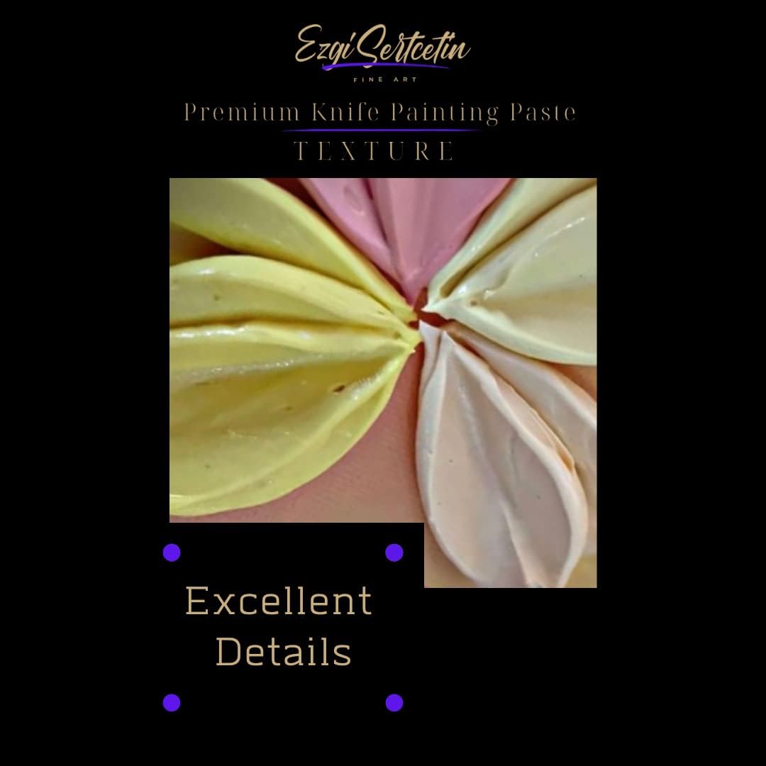 Premium Palette Knife Painting Paste|Texture Paste|Authentic Bright Colors|Ready to Use|Easy to Apply| 6oz (Silicon Bronze)