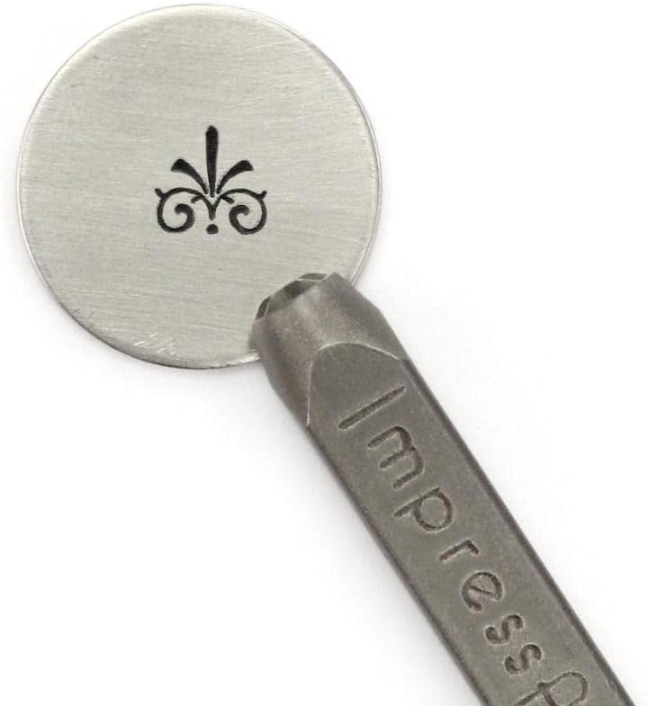 ImpressArt - Flourish G Signature Metal Design Stamp, 3mm