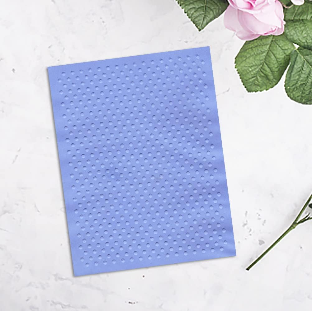3-D Textured Impressions Dots Embossing Folder, Background Plastic Embossing Folder Template for Card Making Scrapbooking Paper Craft Album Stamps DIY Décor