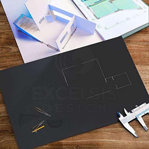 Black Foam Board 24 x 36 x 3/16" (5mm) Inch, 15 Pack Acid-Free Foam Core Poster Board Sheets for Art, Crafts, Presentation, Vision Board, Signboard, and Party Decorations