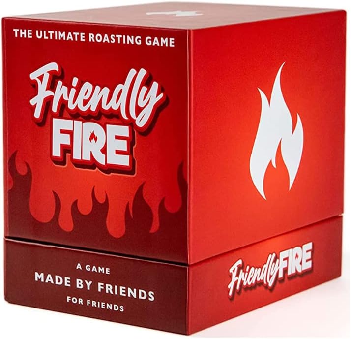 Friendly Fire Roasting Card Game for Adults - Ideal for Memorable Family Nights, Adult Game Night, and Hilarious Parties - Funny Gifts for Adults