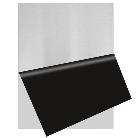 430 Stainless Steel Sheet Metal 12" x 16" x 1/32" Inch Metal Plates for Magnetic Mount Board Wall 20GA(0.80MM) 430 Stainless Steel Shim Stock Plates Metal Sheets for Crafting, Kitchen DIY, Office